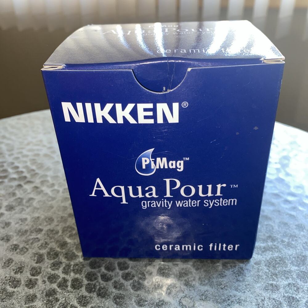Nikken PiMag Aqua Pour Ceramic Filter for Gravity Water System, 2000L, White